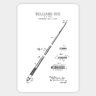 BILLIARD CUE patent Magnet